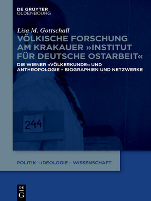 cover image of Völkische Forschung am Krakauer "Institut für Deutsche Ostarbeit"